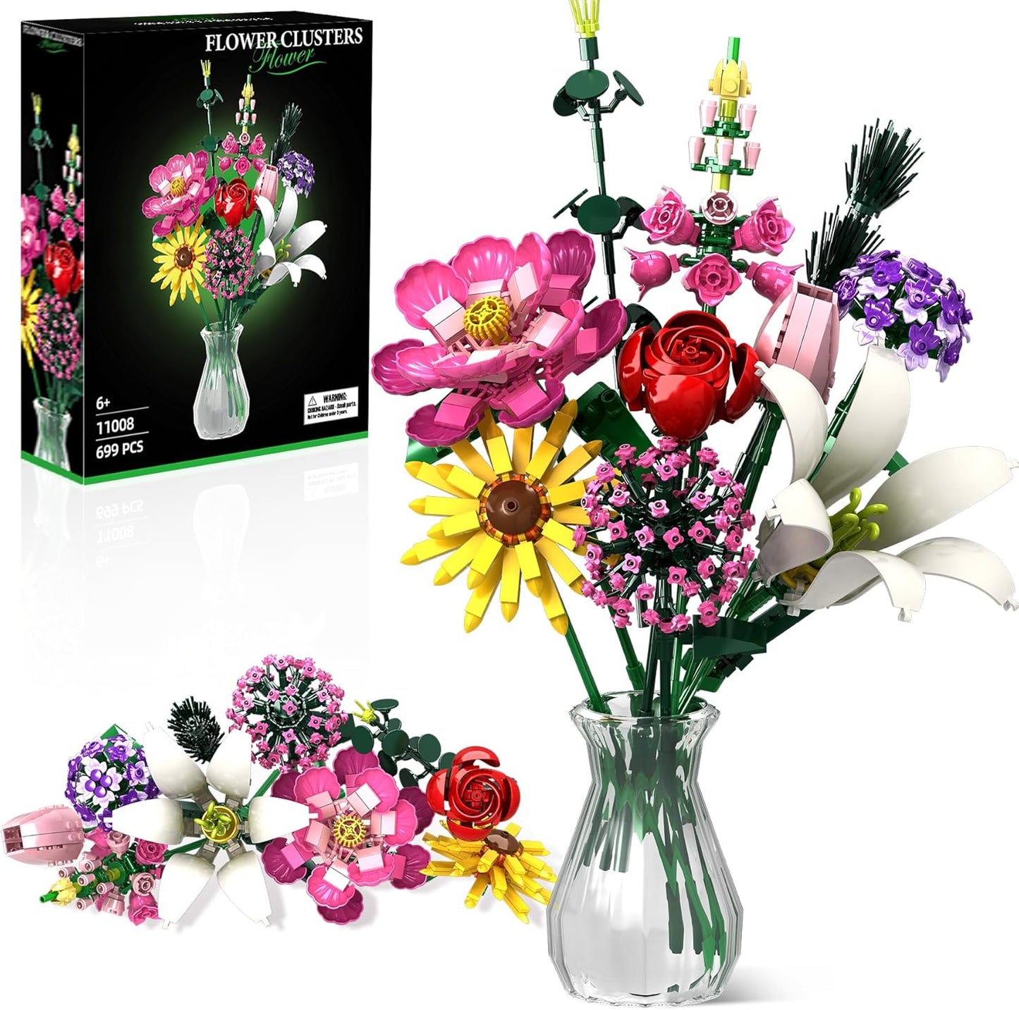 DIY Flower Bouquet Set - Gift of Creativity!
