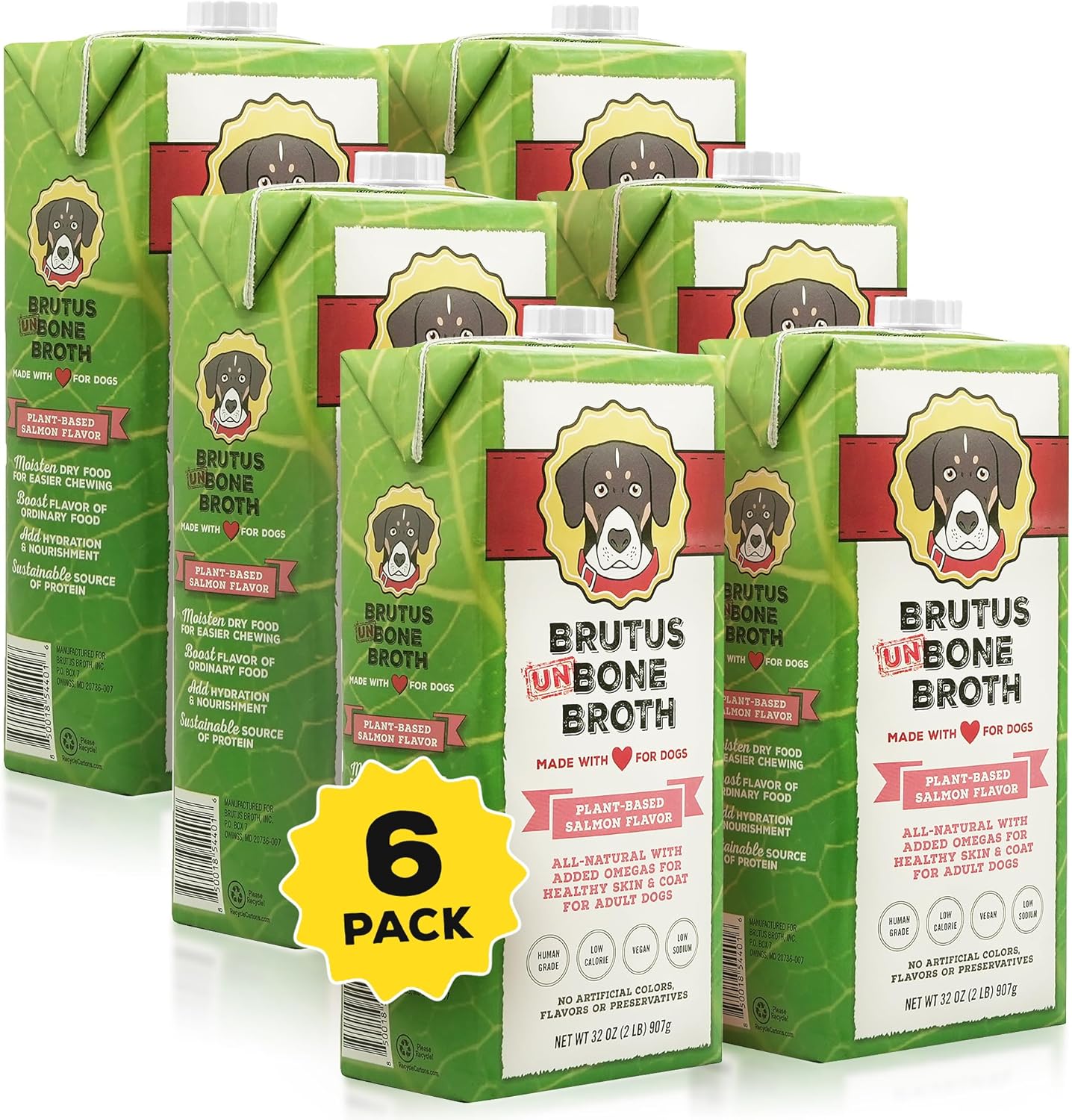Brutus Vegetable Broth for Dogs - All Natural Hydrating Topper