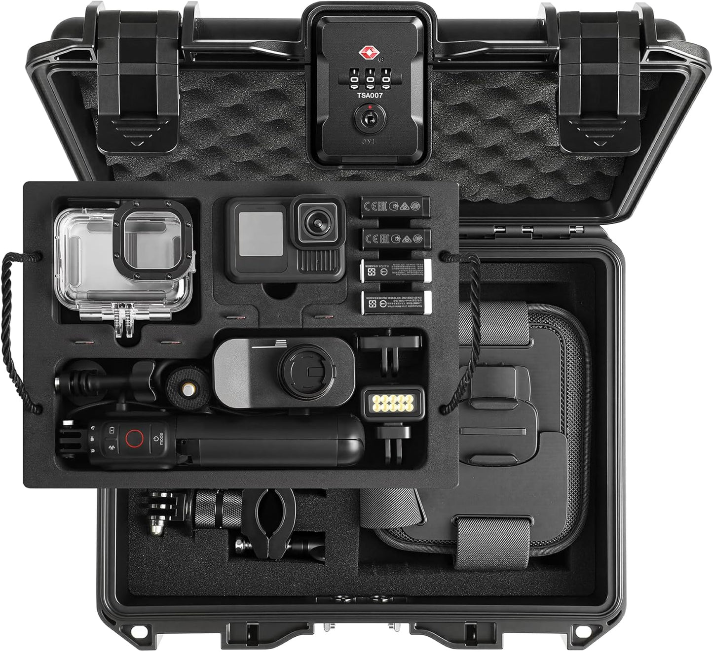 GoPro Hero 13 Case Organizer - Waterproof Hard Carrying Case