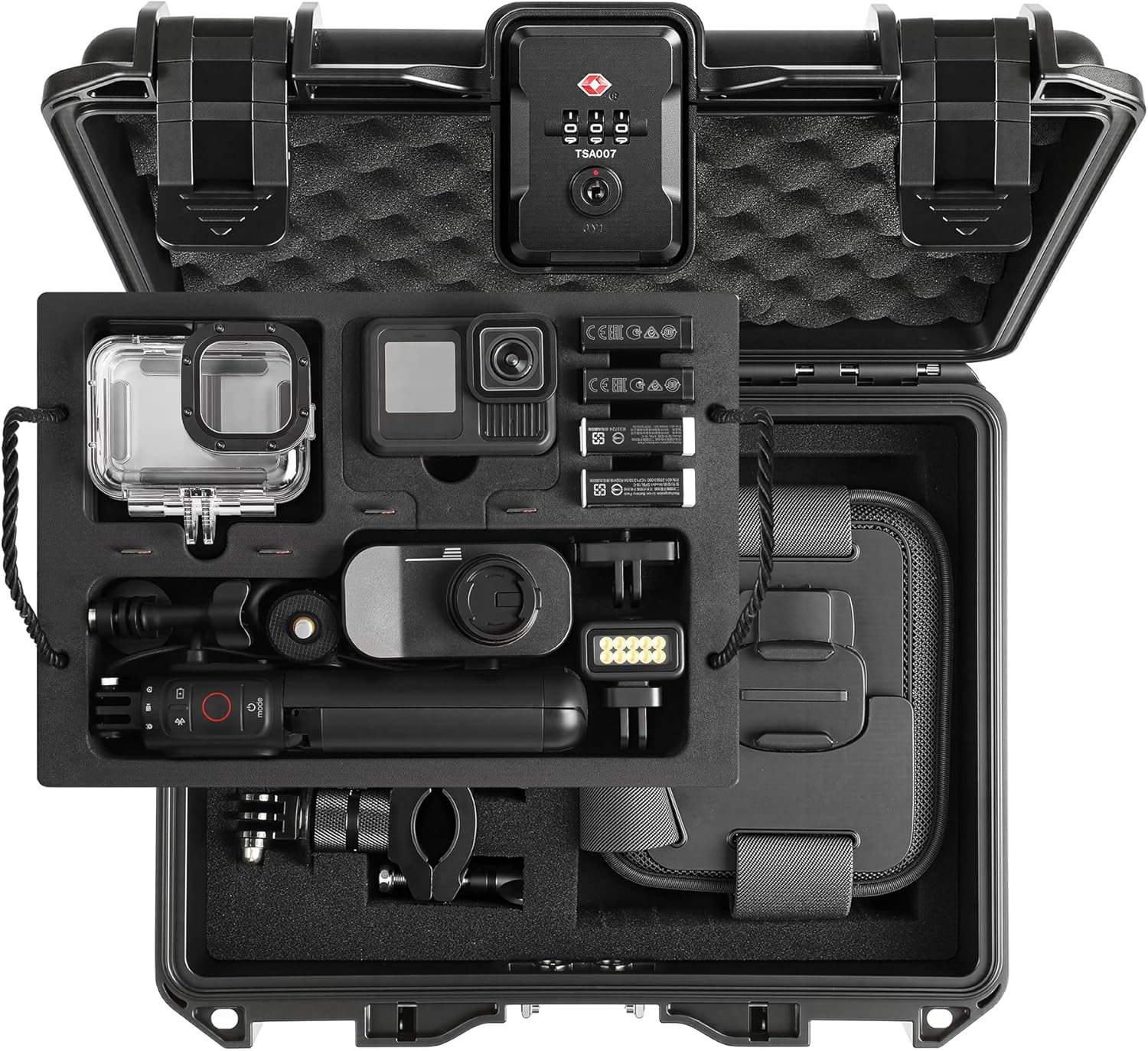 GoPro Hero 13 Case Organizer - Waterproof Hard Carrying Case