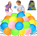 SOPPYCID 20 Pcs Reusable Water Balloons - Self Sealing Refillable Fun