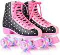 SULIFEEL Roller Skates for Girls with Light Up Wheels and Style