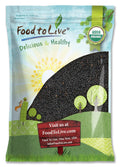 Organic Black Lentils 10 Pound Bag - Quick Cooking, High Protein