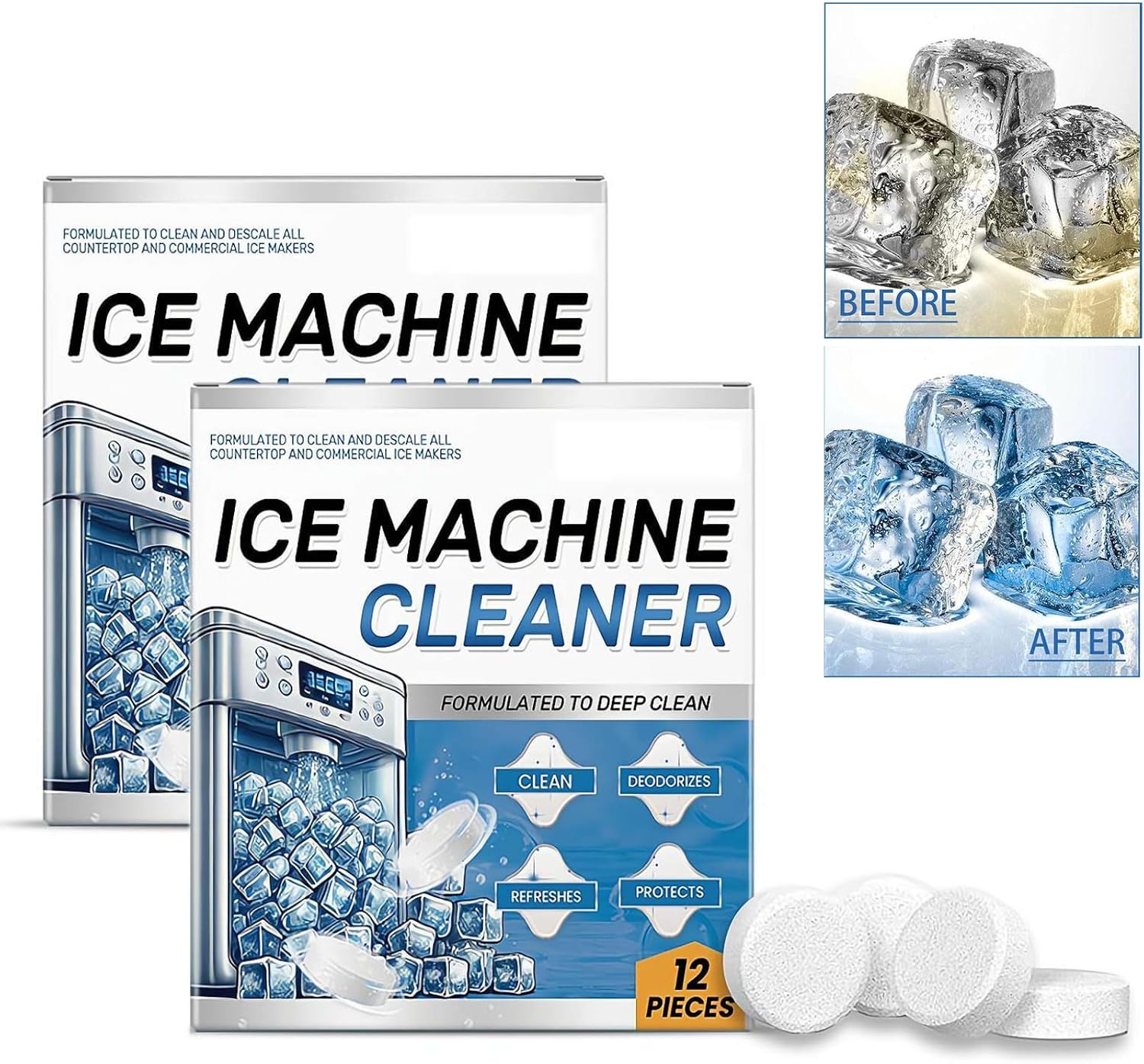 Frigidaire Ice Machine Cleaner Tabs - Remove Hard Water Buildup!