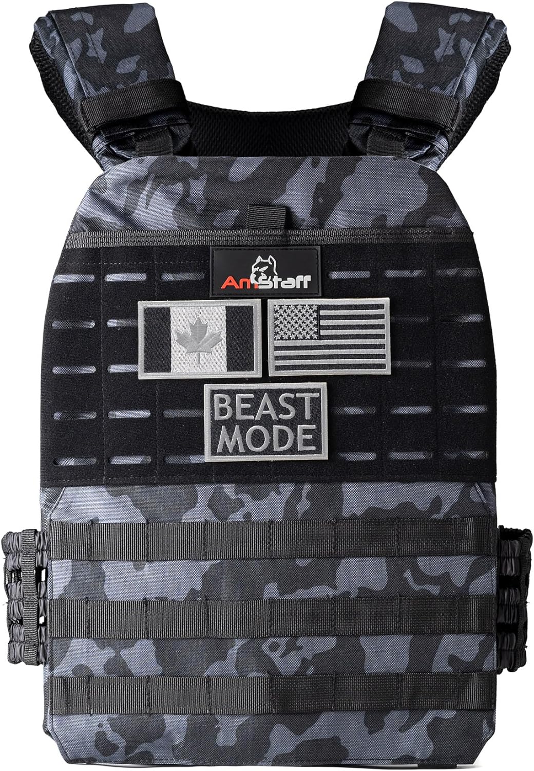 Amstaff Tactical Weighted Vest for Strength and Endurance Training