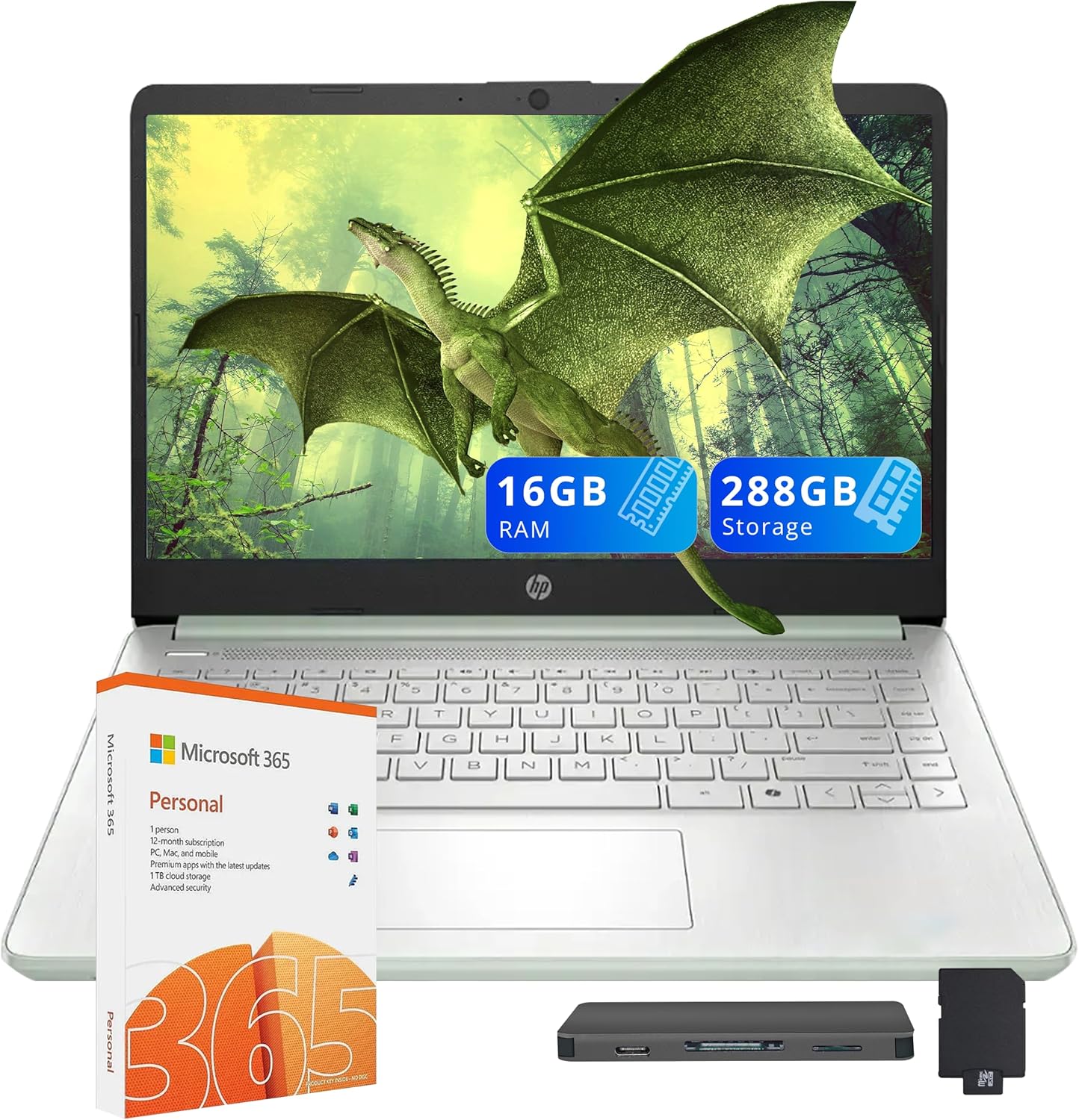 HP Flagship 14 HD Student Business Laptop with Office 365
