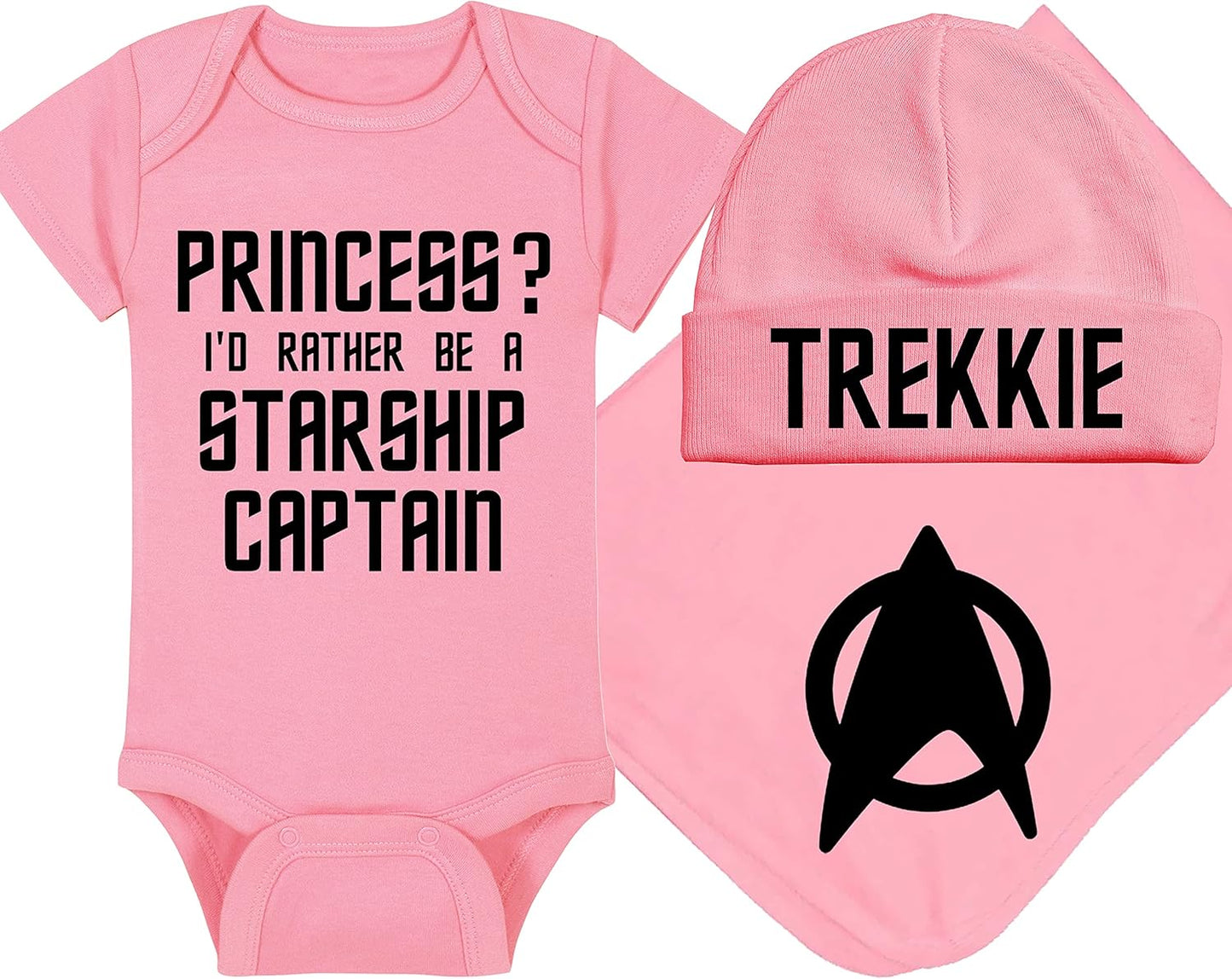 Princess? I'd Rather Be A Starship Captain Baby Gift Set