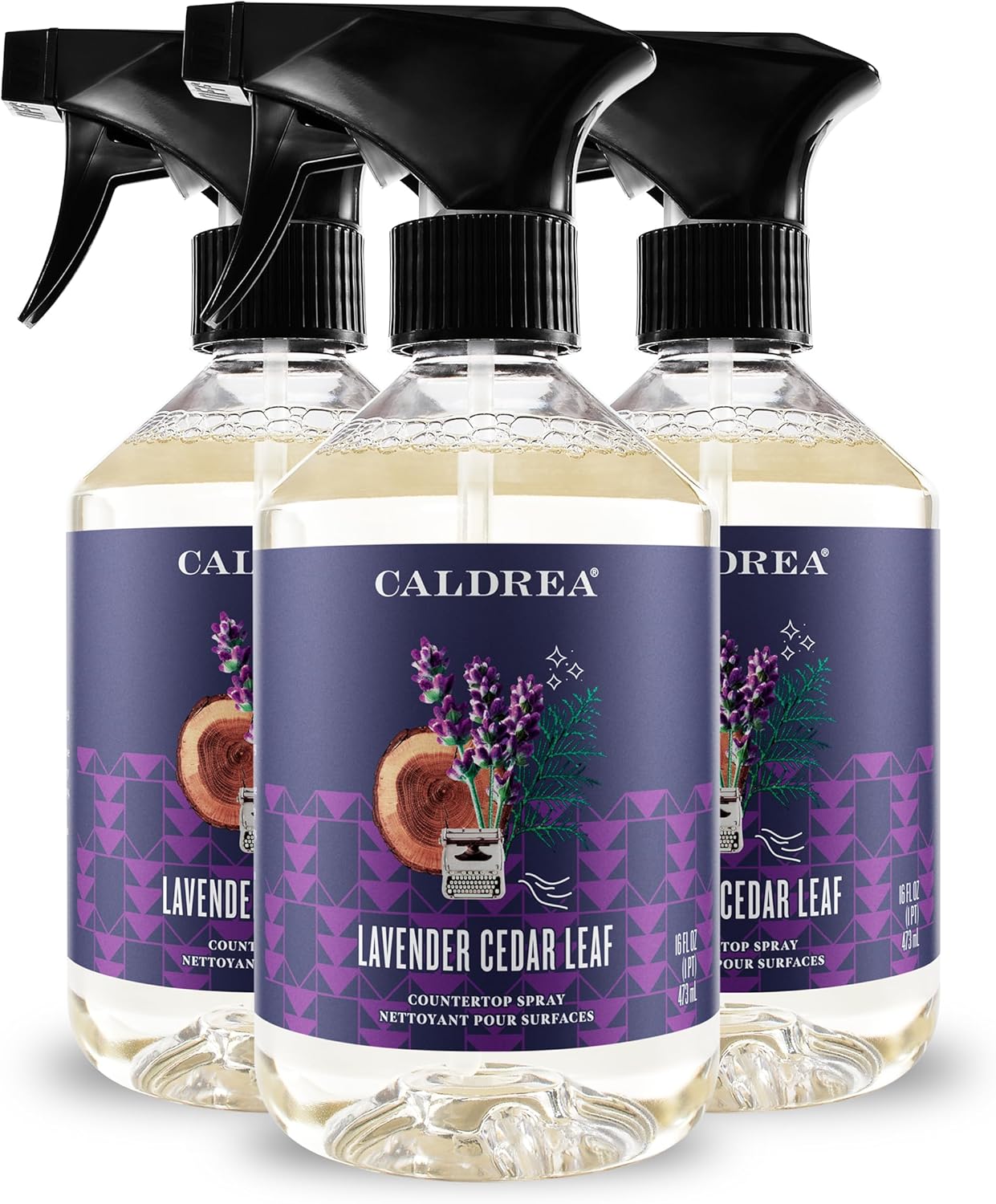 Caldrea Multi-surface Countertop Spray Cleaner, 3 Pack, 16 oz