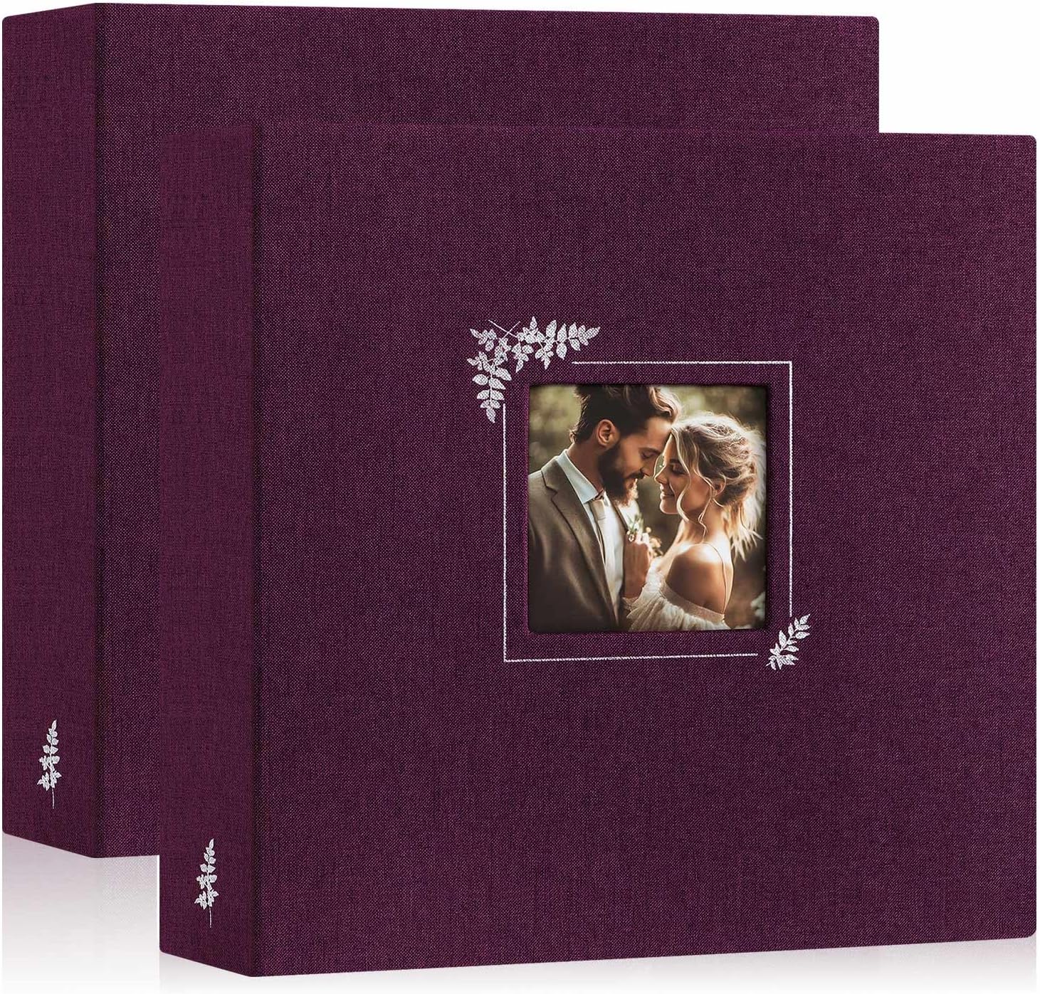 Lanpn Scrapbook Photo Album 12x12 with Linen Cover Design