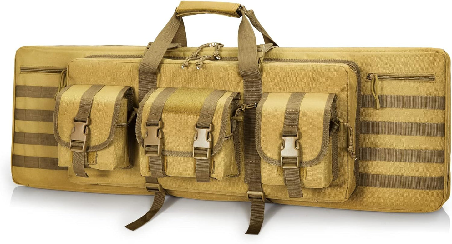DULCE DOM Double Case Soft Padded Long Bag for Tactical Storage