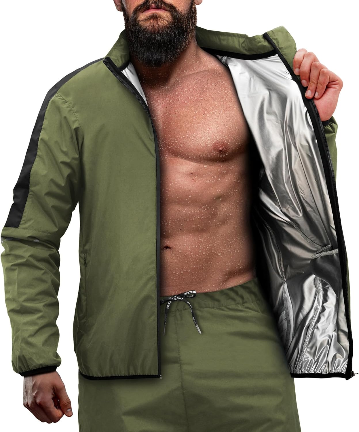 RDX Sauna Suit Full Body Heat Sweat Suit for Weight Loss