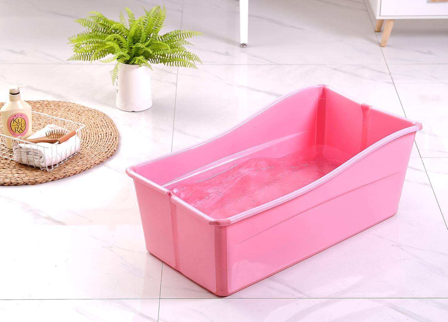 Ganen Baby Bath Tub Portable for Newborns and Toddlers