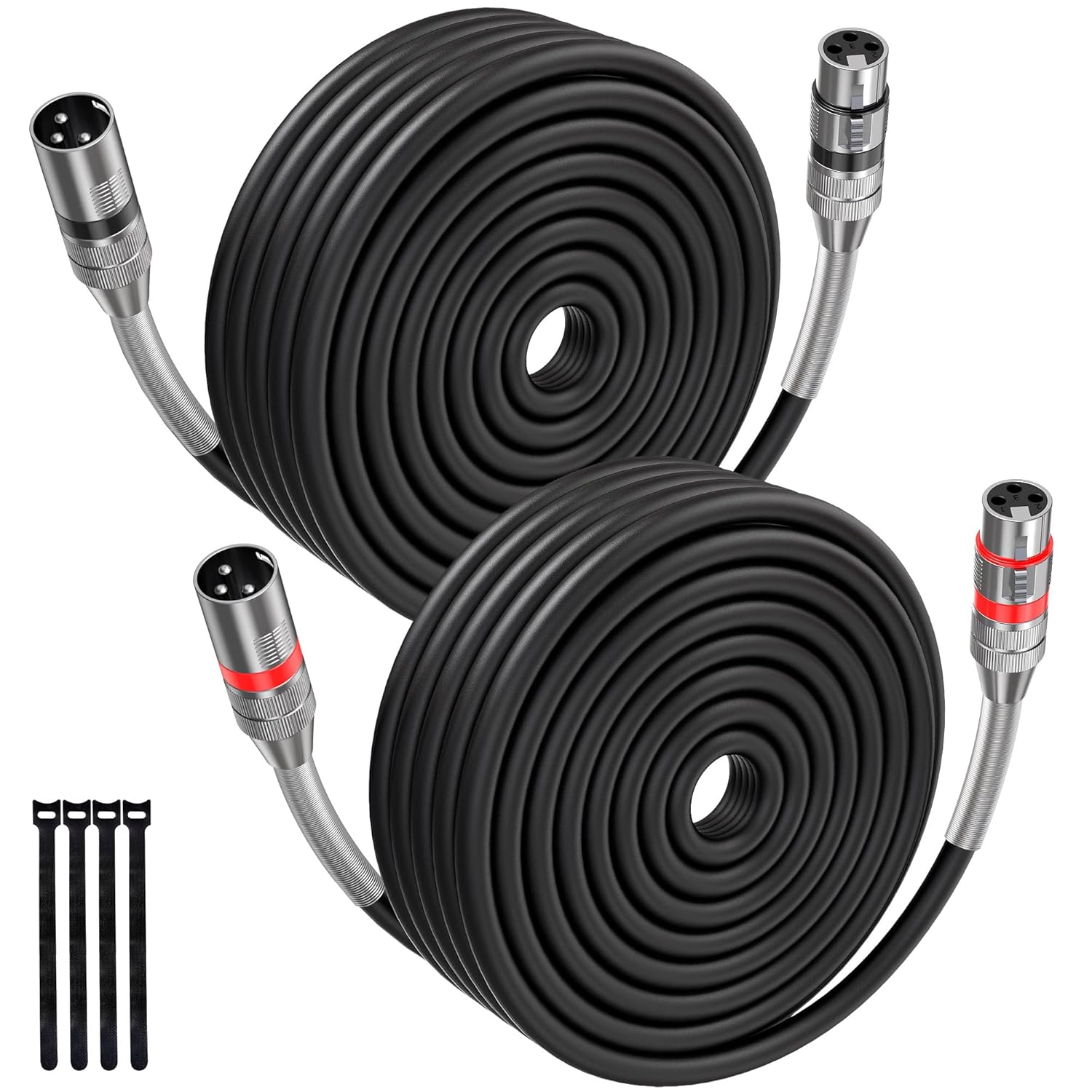 Premium 100FT XLR Cables for Microphones and Speakers