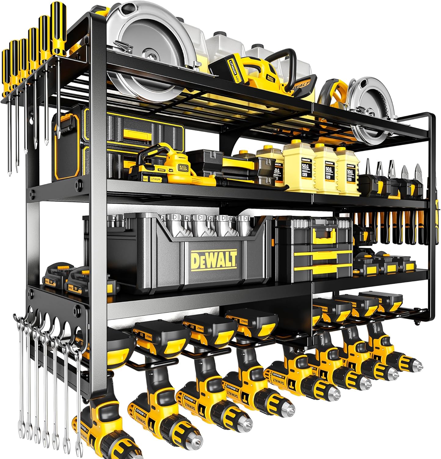 POKIPO Heavy Duty Power Tool Organizer: Holds 400lbs!