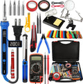 194PCS Soldering Iron Kit 100W Adjustable Temperature - Fast Heat