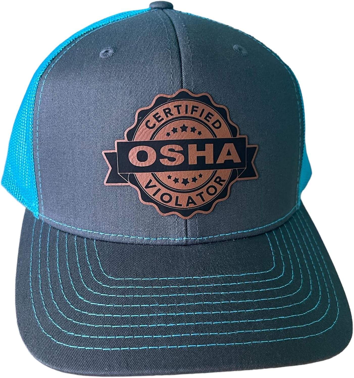 Certified OSHA Violator Trucker Hat for Bold Blue Collar Workers
