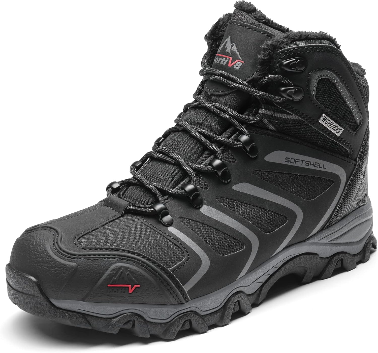 NORTIV 8 Men's Waterproof Hiking Boots for Outdoor Adventures