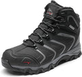 NORTIV 8 Men's Ankle High Waterproof Hiking Boots - Warm, Lightweight