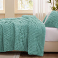 Fluffy Queen Comforter Set - Luxury Faux Fur Bedding for Comfort