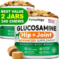 (2 Pack) Glucosamine for Dogs - 340 Mobility Chews - Joint Support