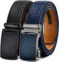 BULLIANT Men belt 2Pack Leather Ratchet Belt for Dress Casual Jeans it