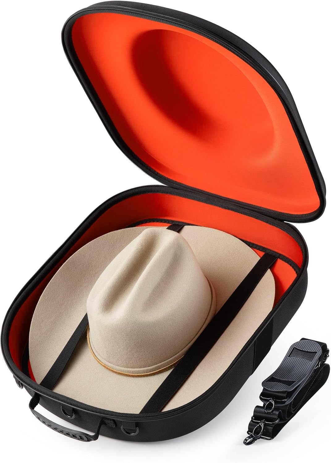 Crushproof Cowboy Hat Travel Case for Safe Storage and Travel