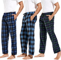 DG Hill Mens Flannel Pajama Pants - Soft Warm Lounge Bottoms