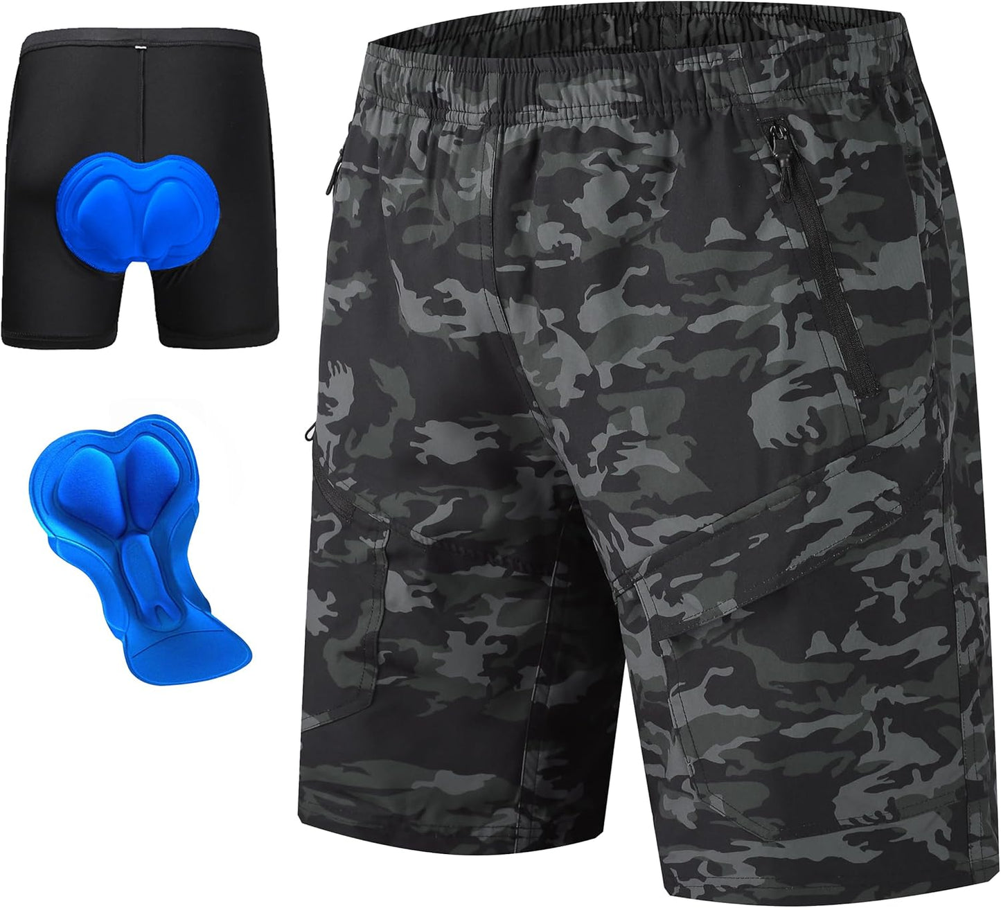 Men's Mountain Bike Shorts with 3D Padding for Ultimate Comfort