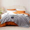 Westinghouse Electric Blanket Twin - Soft Ribbed Flannel to Sherpa