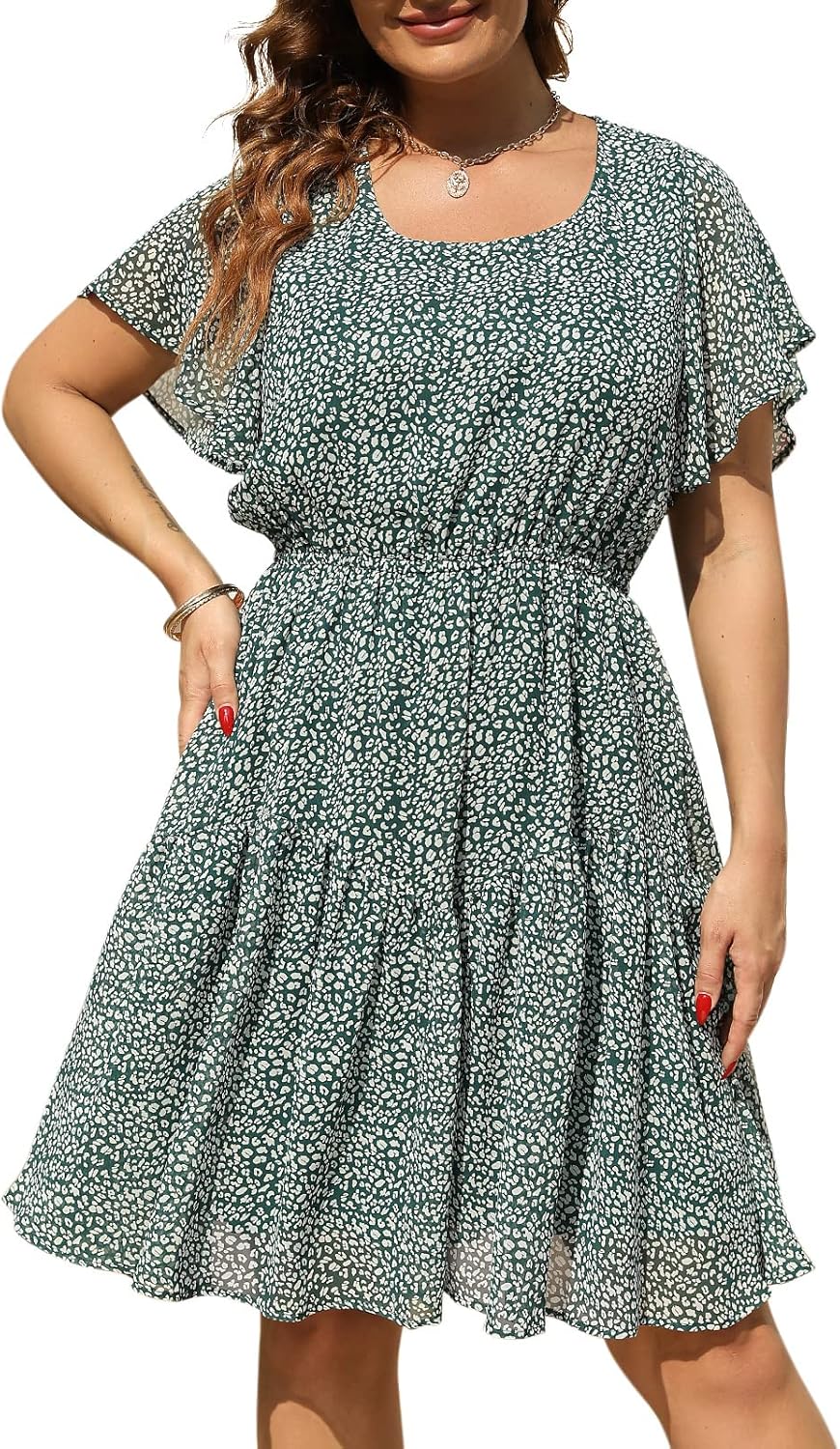 Plus Size Summer Dresses for Curvy Women - Boho Midi Style