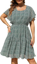 Plus Size Summer Dresses for Curvy Women - Boho Midi Chiffon