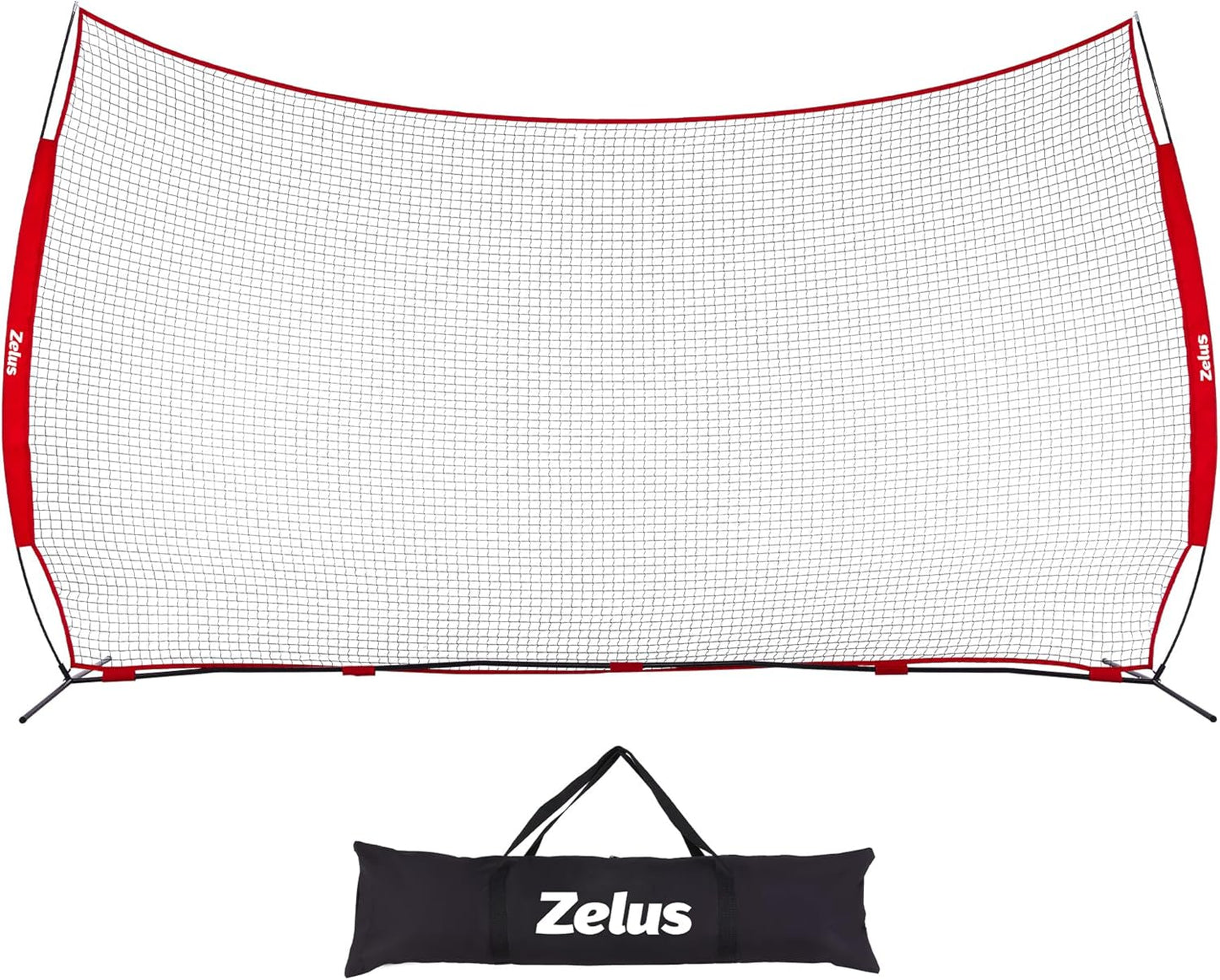 12x9ft / 16x10ft Barricade Backstop Net for All Ball Sports