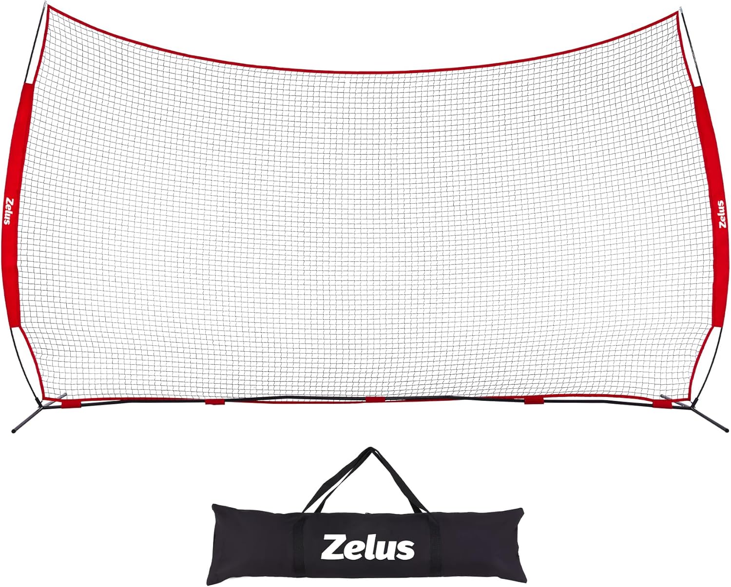 12x9ft / 16x10ft Barricade Backstop Net for All Ball Sports