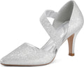 Women's Pointed Toe Low Stiletto Heel Dress Pumps (Style FK11)
