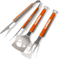 NCAA Spirit Series 3pc BBQ Grill Set for True Sports Enthusiasts