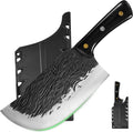 Full Tang Meat Cleaver with Wooden Handle - Durable Kitchen Cleaver