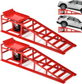 2PCS 5T 11060lbs Hydraulic Car Ramps - Portable Heavy Duty Lift