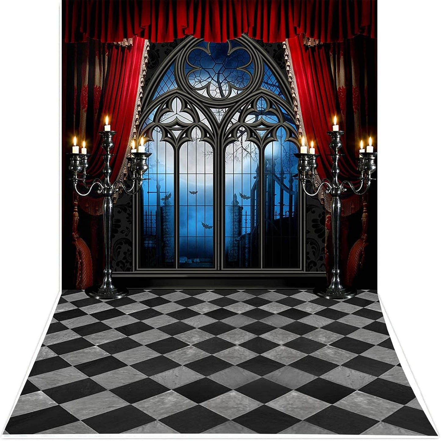 Avezano Halloween Backdrop for Spooky Parties and Events