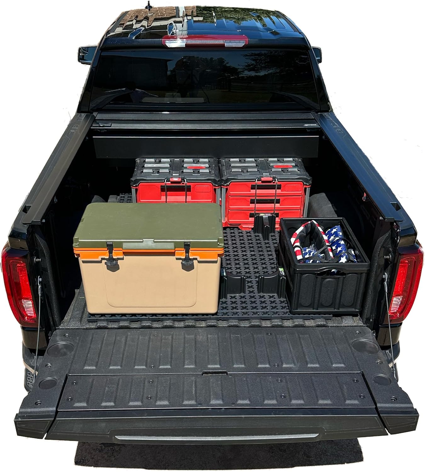 Tmat Truck Bed Mat & Cargo Management System for Short Beds