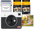 KODAK Mini Shot 3 Retro 4PASS White 2-in-1 Camera & Printer - Bundle