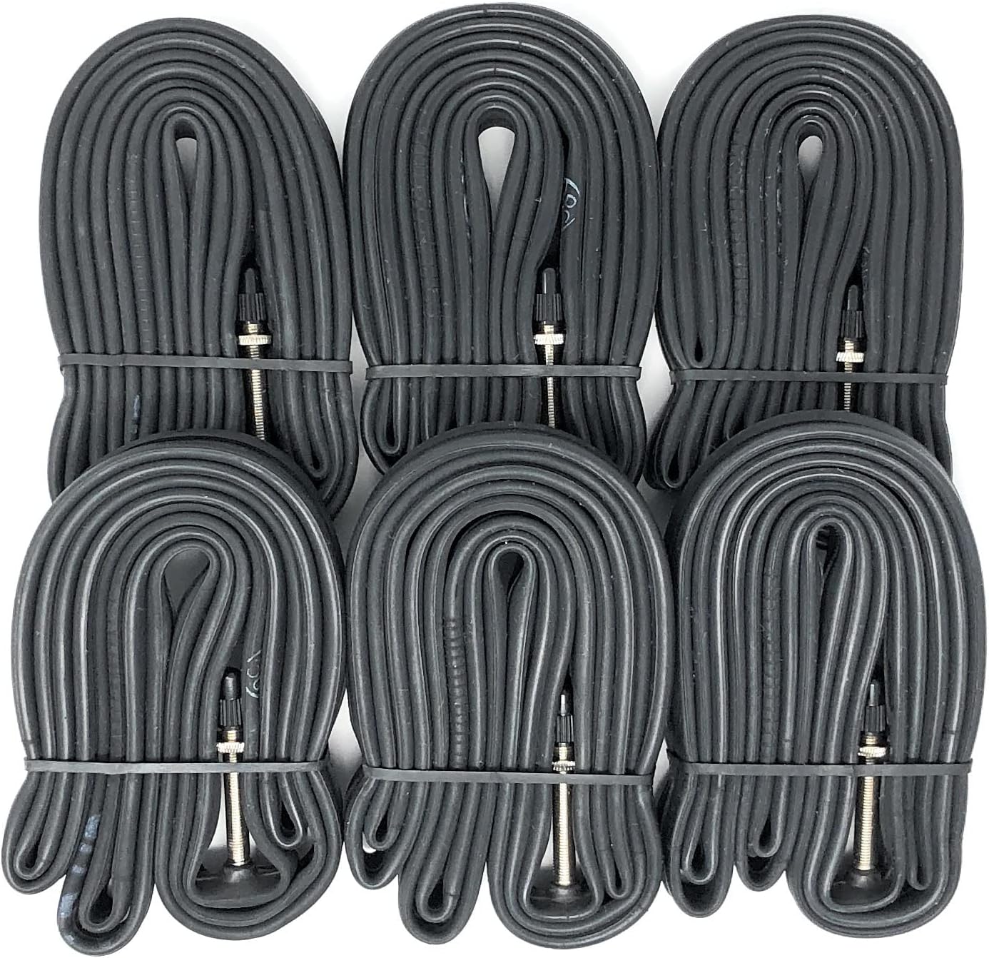 VeloTubes 700C Inner Tubes for Road & Gravel Bikes, Pack of 6