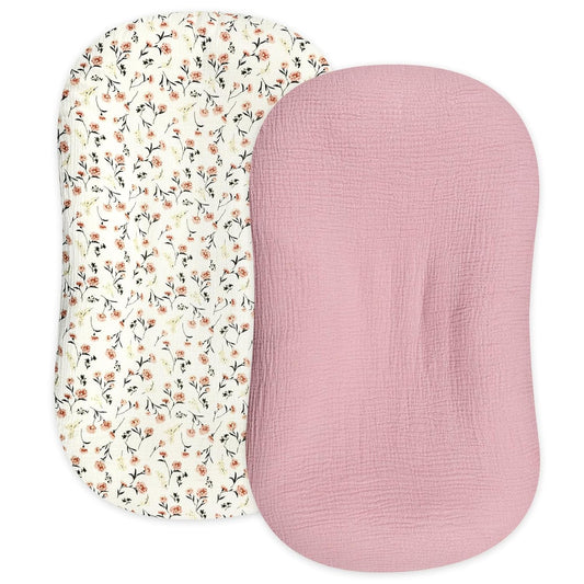 Organic Baby Lounger Cover 2 Pack - Soft & Stylish!