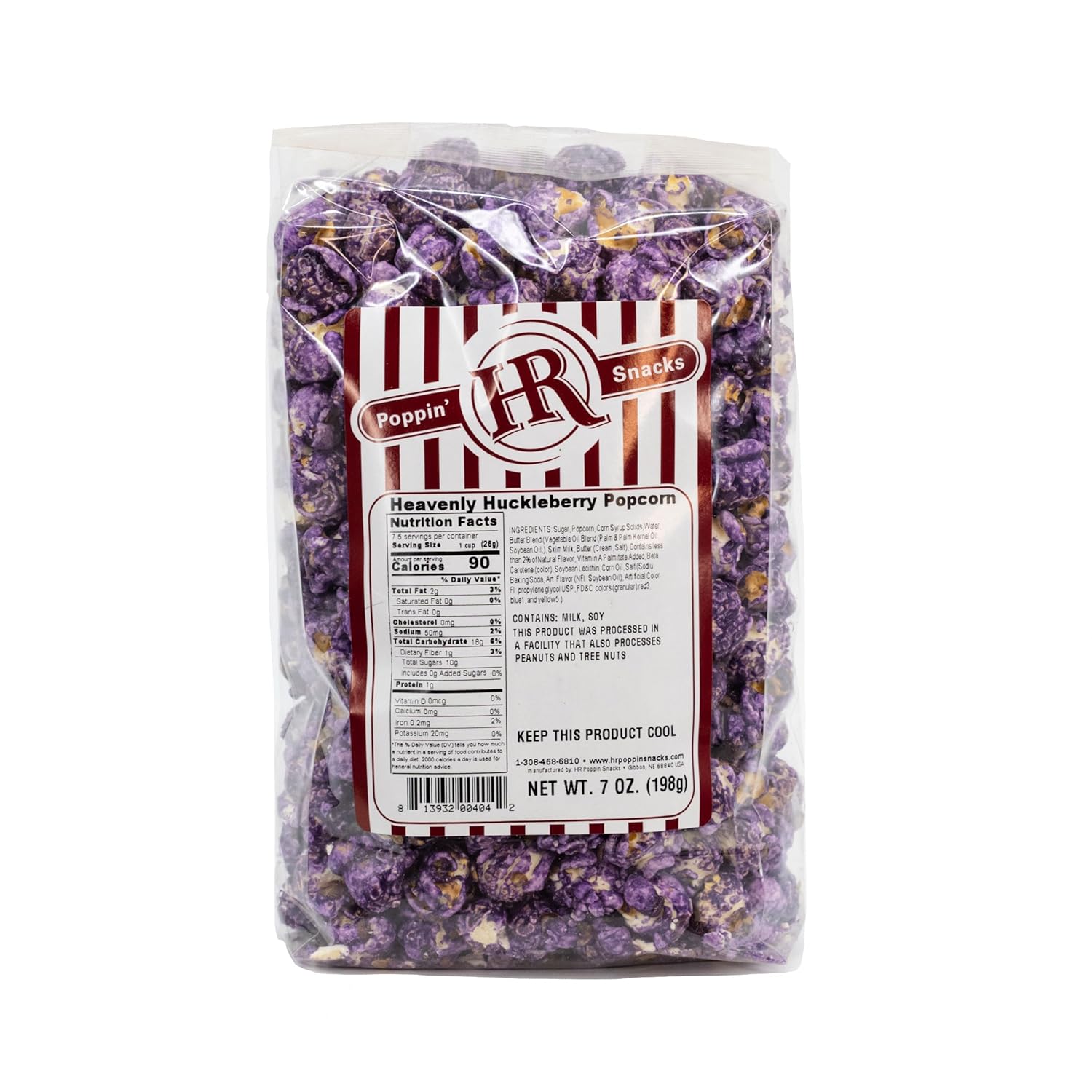 Heavenly Huckleberry Popcorn 4 Pack for Gourmet Snack Lovers