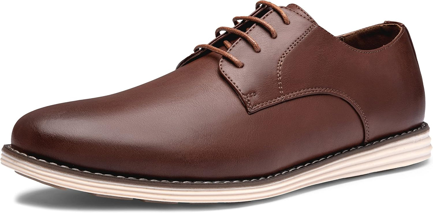 Vostey Mens Casual Dress Shoes Wingtip Oxford for Every Occasion