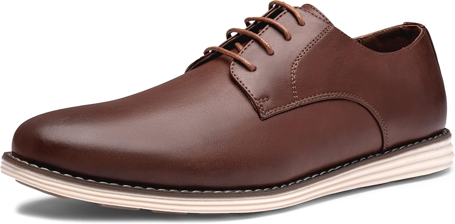 Vostey Mens Casual Dress Shoes Wingtip Oxford for Every Occasion