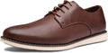 Vostey Mens Casual Dress Wingtip Oxford Shoes - Comfortable