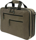 Mobile Edge Canvas Briefcase Compatible with 16 PC and 17 MacBook