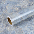 VEELIKE Cream Blue Marble Contact Paper for Stunning Countertops