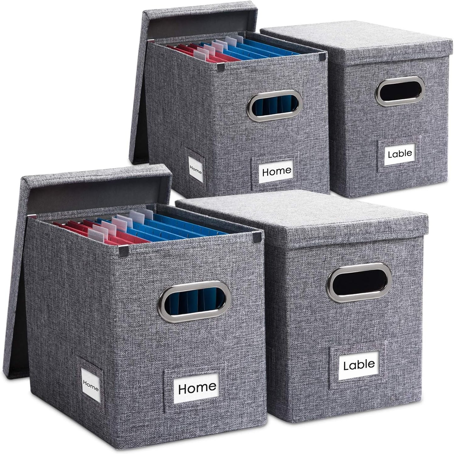 PRANDOM File Organizer Box Set for Stylish Storage
