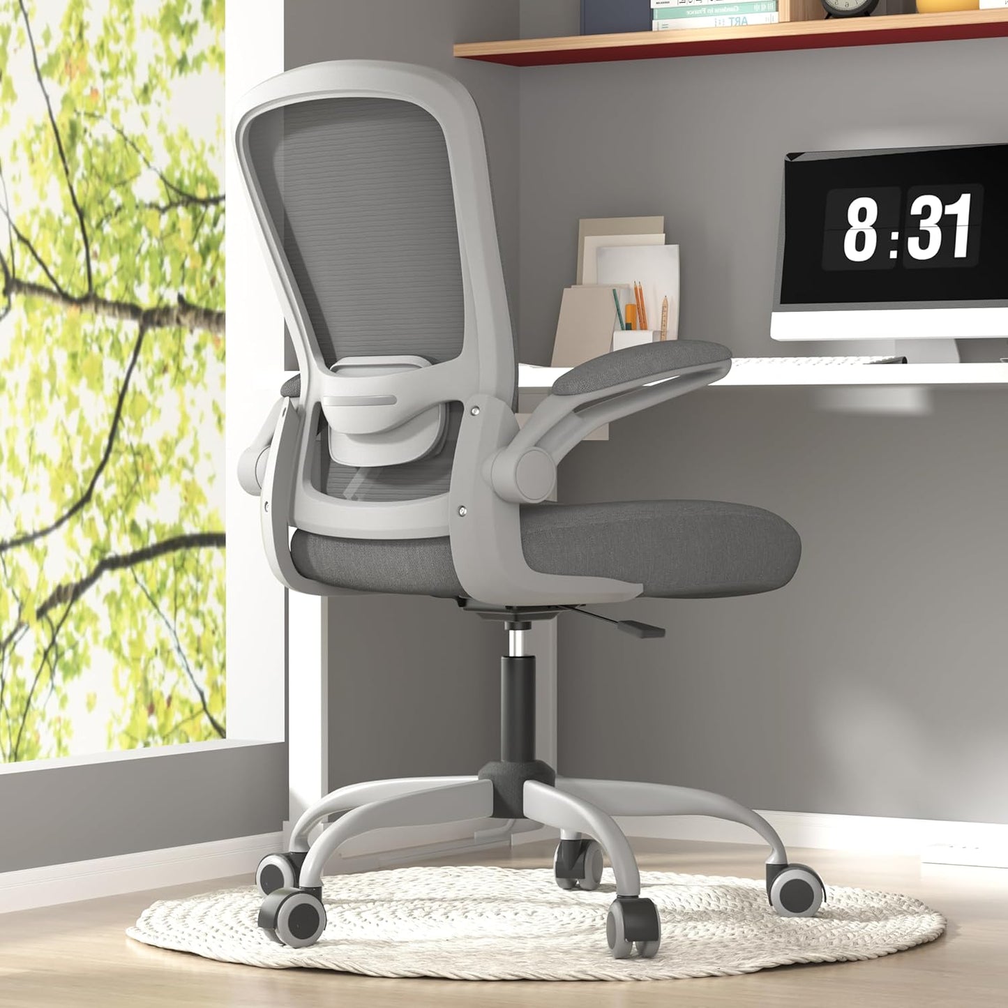 Mimoglad Ergonomic Office Chair with Adjustable Lumbar Support
